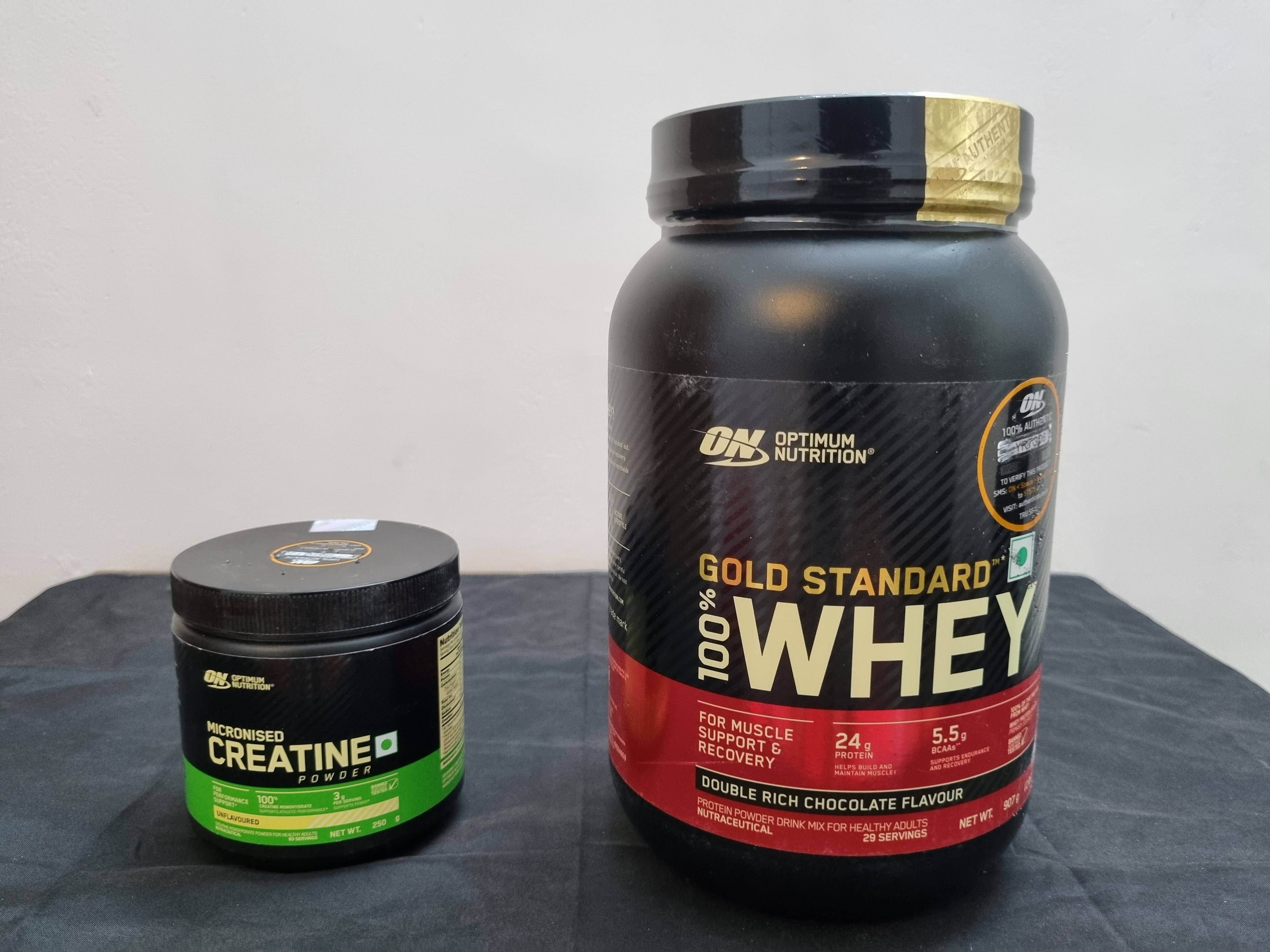 Optimus nutrition gold standard whey protein with creatine monohydrate