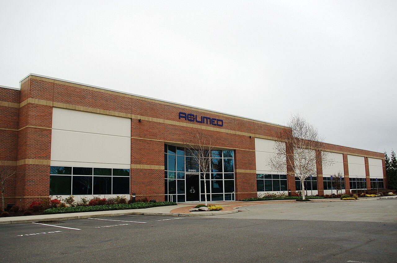 w:Acumed 's headquarters in w:Hillsboro, Oregon , off w:Cornelius Pass Road .