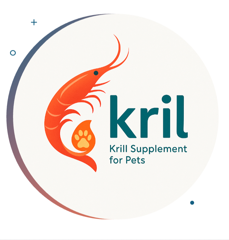 kril Antarctic Krill Oil Health Supplement for Cats Dogs brand logo for krilpet