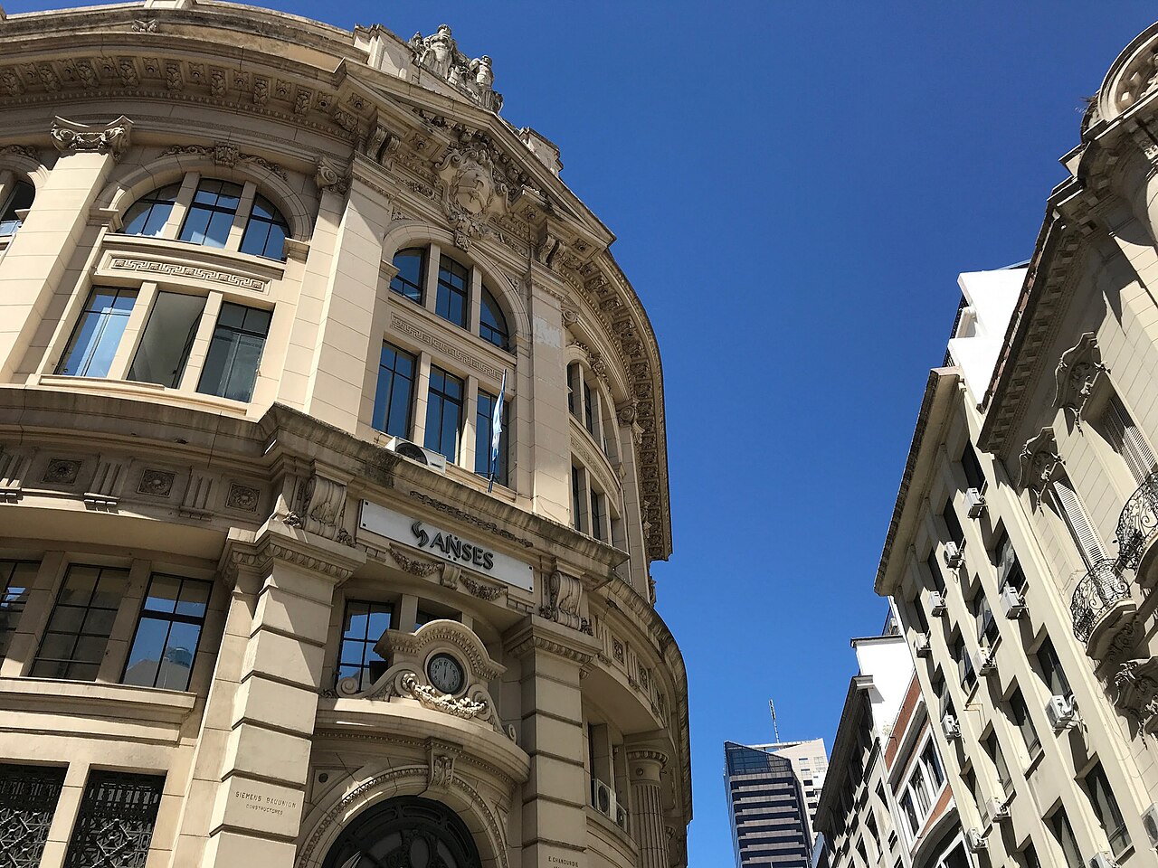 Argentine Gov't agency ANSES main office in Buenos Aires