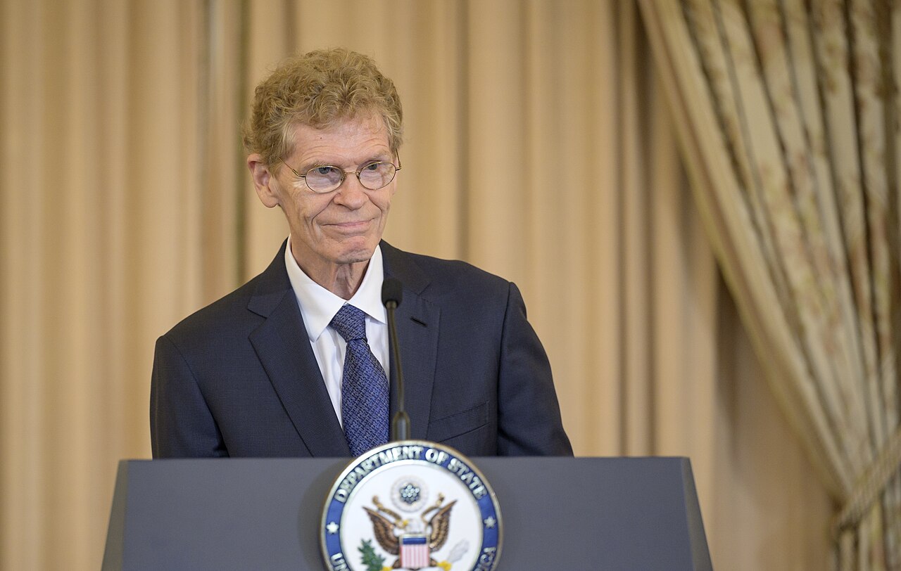 U.S. Special Envoy for Global Food Security, Dr. Cary Fowler gives remarks during an event at the U.S Department of State where it was announced that Cynthia Rosenzweig, a senior r