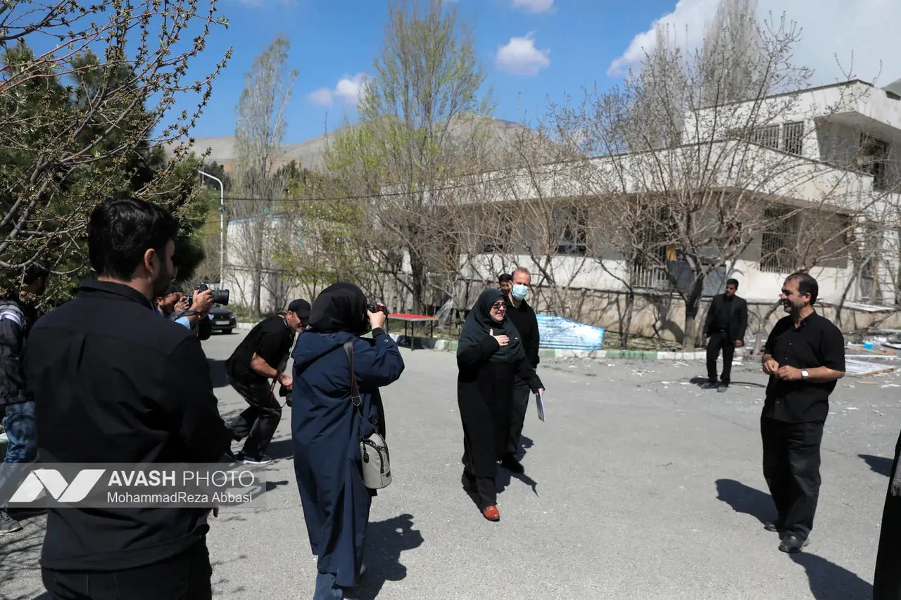 Translation of original description: The first press conference of Fatemeh Mohajerani, the government spokesperson in the new year, was held on Tuesday, April 7, 2026, in the vicin