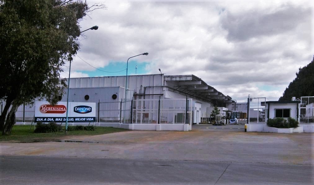 Danone factory in Longchamps, Buenos Aires