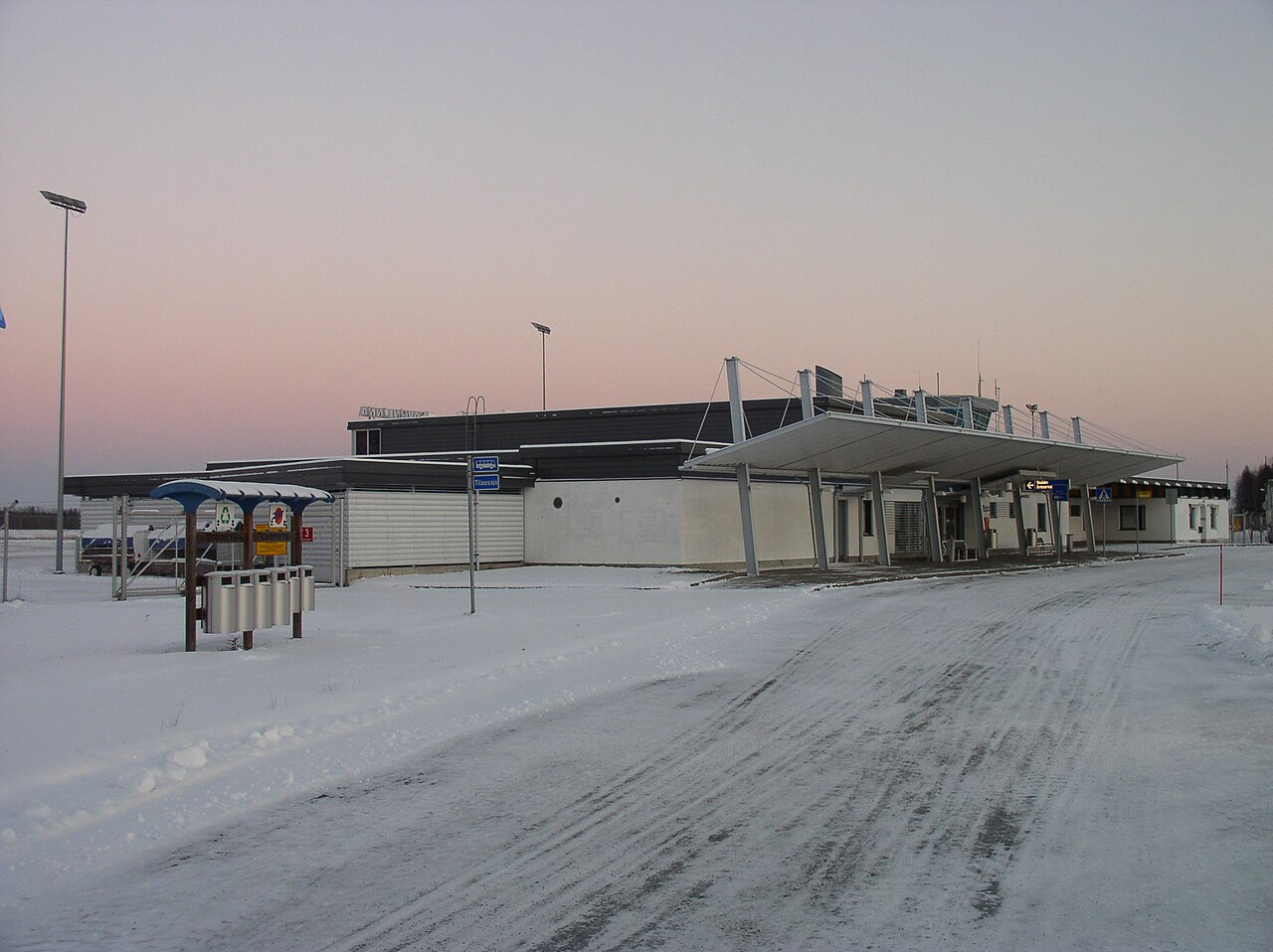 Savonlinna Airport, Savonlinna, Finland, terminal building