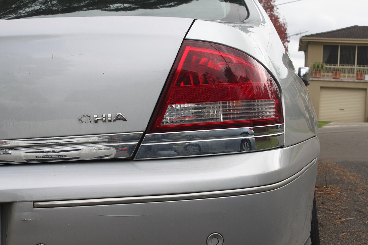2006 Ford Fairlane (BF) Ghia sedan. Photographed in New South Wales, Australia.
